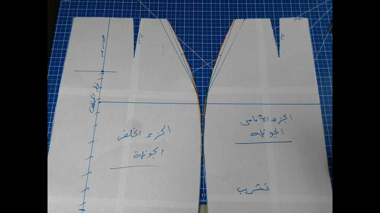 بترونات خياطة للمبتدئين - ورق مفصل باشكال الملابس 12439 5