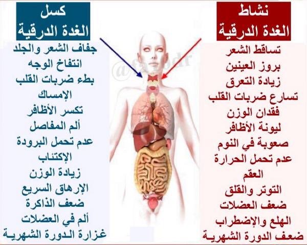 اعراض قصور الغدة الدرقية , كيف تعرف انك تعاني من قصور الغدة الدرقية