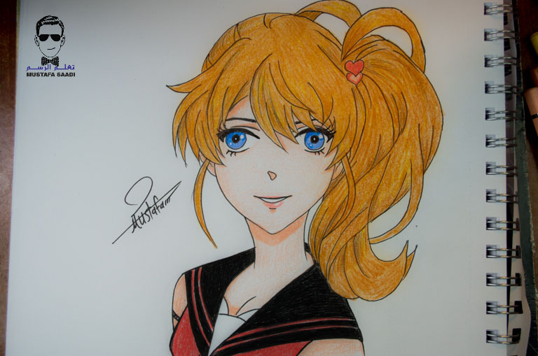 رسم انمي - رسوم كرتونيه انمي 6102 6