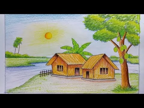 رسم منظر طبيعي للاطفال - اجمل الرسومات للاطفال 604 2