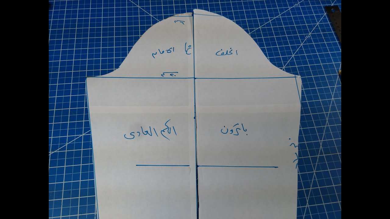 طريقة تفصيل قندورة للمبتدئين 11894 11