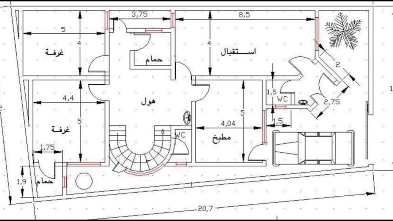 خرائط منازل - تصاميم بيوت و فلل 1862 6