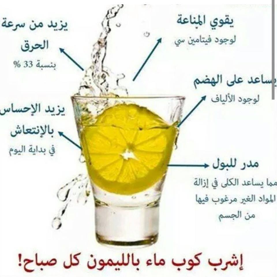 الذقن صفة مميزة قفص  فوائد شرب الماء بالليمون , فوائد شرب الليمون مع الماء البارد - بنات كول