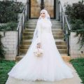 2110 9 فساتين زفاف محجبات- أحدث موديلات الفساتين الزفاف للمحجبات جواهر
